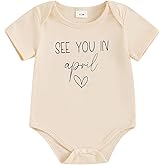 woshilaocai Baby Announcement Bodysuit Pregnancy Reveal Idea&New Baby Surprise Gift for Grandparents, Husband, Family