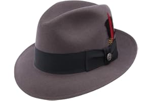Stetson Mens Frederick Fedora Hat