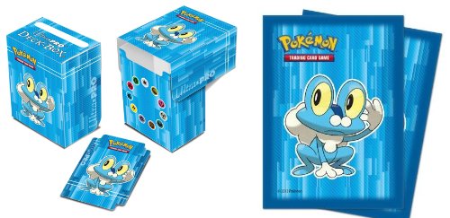 Ultra-Pro Pokemon Card Sleeves & Deck Box Set (XY Series) ft. Froakie [1 Box, 65 Sleeves]