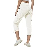 YuKaiChen Women's Capris Hiking Summer Pants Outdoor Athletic Casual with Pockets