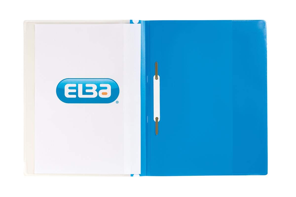 Elba Pocket Report File A4 Blue (Pack of 25)