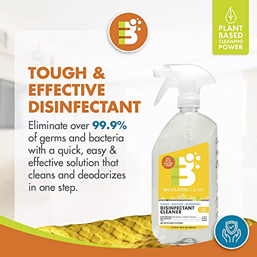 Boulder Clean Disinfectant Cleaner, Lemon Thyme, Eliminates 99.9 of