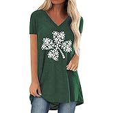 YOPLANET Womens Long Tunics or Tops to Wear with Leggings Short/Long Sleeve Blouses Shirts