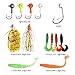 RUNCL Anchor Box - Paddle Tail Worms, Swimbaits, Soft Fishing Lures Ribbed Design Big Boot Tail 2-1/2in (Pack of 25)