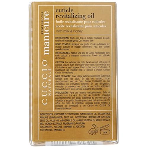 Cuccio Revitalize Cuticle Oil, Milk and Honey, 2.5 Ounce Beauty & Personal Care, Foot, Hand & Nail Care, Nail Care, Cuticle Care, Cuticle Creams & Oils