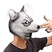 Ylovetoys Novelty Husky Dog Head Mask Latex Animal Mask Halloween Party Cosplay Costume Decorations