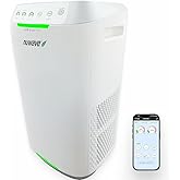 Nuwave Oxypure Zero Air Purifier with Washable Reusable Filters for Large Room | Smart Air Cleaners 99.9% Removal 0.1 Micron 