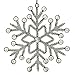 Handmade Snowflake Iron & Glass Pendant Christmas Tree Ornaments Set | ShalinIndia Elegant Hanging Decor for Home and Party Decoration | 6 Inches Christmas Decorations for Tree