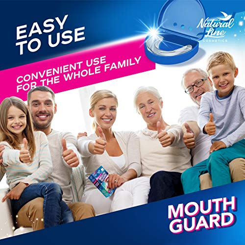 Mouth Guard for Teeth Grinding Night Clenching Bruxism Dental Guard Pack of 5 Moldable Mouthguards Sports Bite Anti Grind Sleep Guard