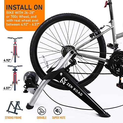 ZenRoad Stationary Bike Trainer Stand Bicycle Trainer Roller