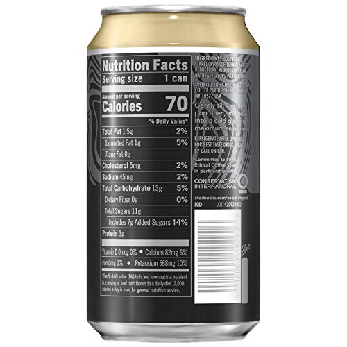 STARBUCKS NITRO COLD BREW, VANILLA SWEET CREAM, 9.6 FL OZ CAN