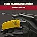 G & F 8128L Cowhide Leather Finger Guard, Finger Protection, Size Large,Tan