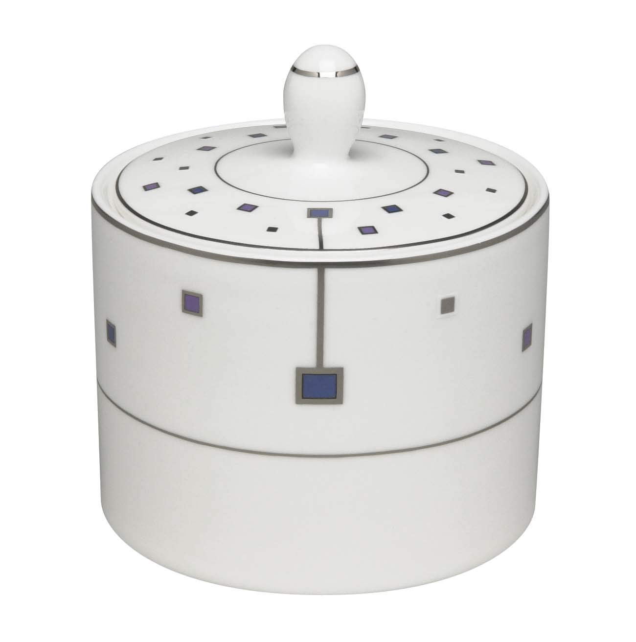 Elia BV-CSB-025 Sugar Bowl with Lid, Fine Bone China, 150 milliliters