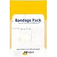 MFASCO First Aid Kit Bandage Refill Pack - Comprehensive Assorted Fabric Bandaids - Small Bandaids for On-The-Go Bandages & Bandaging Supplies - Reliable First Aid