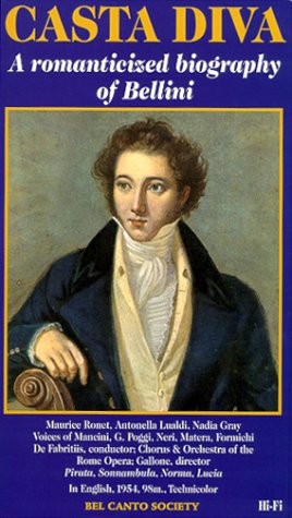Casta Diva - A Romanticized Biography of Bellini VHS