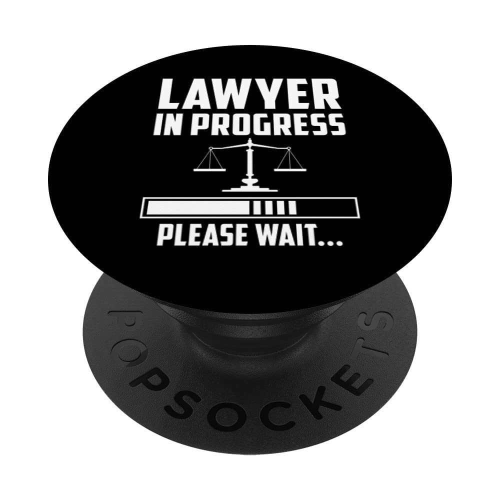 Lawyer In Progess Law Attorney Graduation Advocate PopSockets Swappable PopGrip