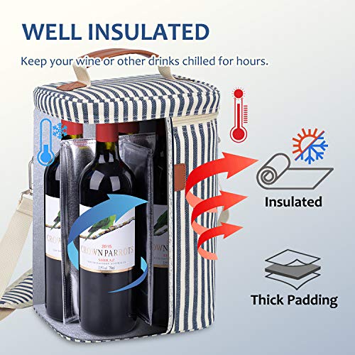 1 Kato+Insulated+Wine+Carrier+Bag