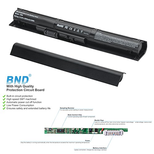 BND 2600mAh Lapto Battery [Samsung Cells] for HP VI04; HP ProBook 440-G2 450-G2 Q140 Q141 Q142 Q143; HP Envy 14 15 17 Series - 24 Months Warranty - Thumbnail 3