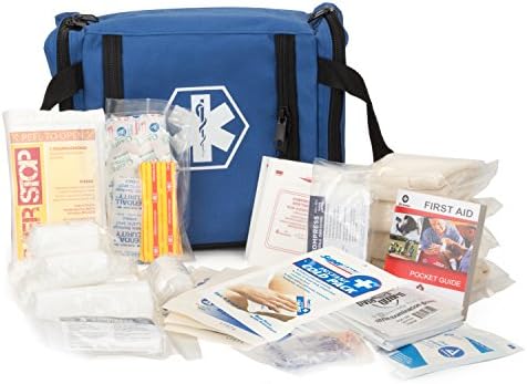 Eco Medix First Aid Kit Emergency Response Survival Bag Fully Stocked (Blue)