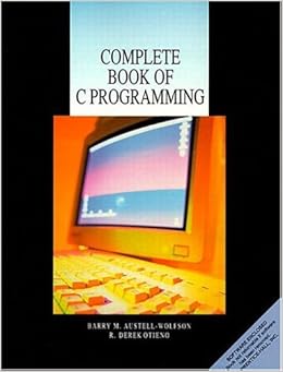 Amazon.com: Complete Book of C Programming (9780130960931): Barry M ...