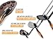 Voplop Golf Brush and Club Groove Cleaner - Easily Attaches to Golf Bag - Deep Clean Iron Grooves - Cleaning Club Face - Bag Clip & Retractable Extension Cord (Orange)