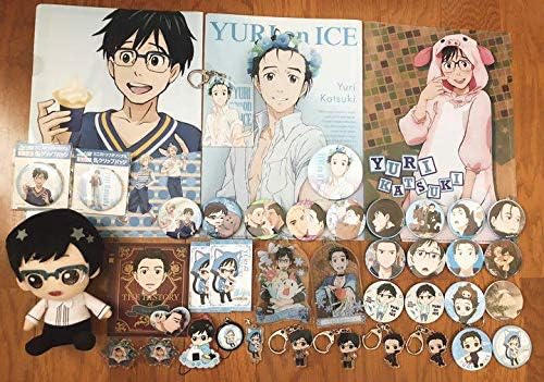 Amazon ユーリ On Ice 勝生勇利 グッズまとめ売り アニメ 萌えグッズ 通販