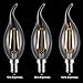 Keymit C35T 2W Dimmable Candelabra LED Bulb 6Pack