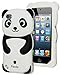 iPod Touch 5 Case, Bastex 3D Black and White Panda Bear Silicone Case for Apple iPod Touch 5, 5th GenerationINCLUDES SCREEN PROTECTOR AND STYLUS [Compatible with iPod Touch 6]