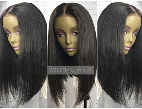 Jolitime Hair Short Bob Wigs Black Color Synthetic Lace Front Wig Heat Resistant Fiber Hair Wigs 14Inch