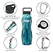 Healthy Human Stainless Steel Curve Water Bottle | 100% BPA Free Thermos for Kids & Adults | Vacuum Insulated Water Bottles | Metal Bottles with Leak Proof Lid (21 oz/ 621 ML, Bora Bora)