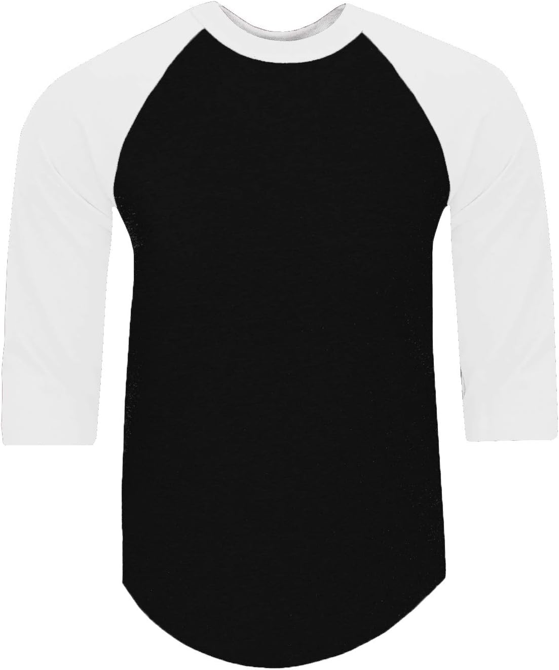 Shaka Wear Mens Baseball T Shirts Raglan 3/4 Sleeves Tee Cotton Jersey S-5Xl