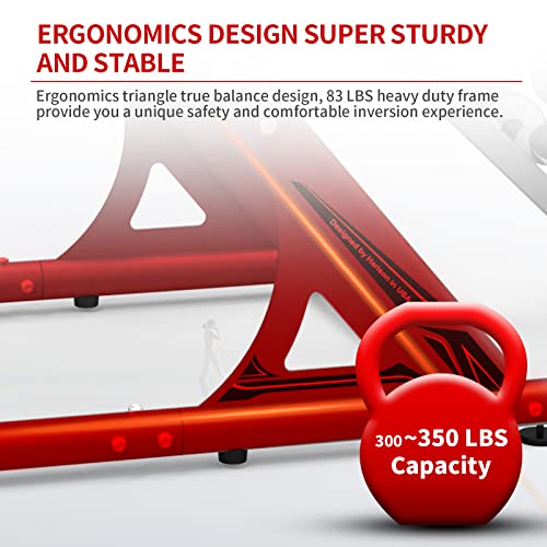 HARISON Heavy Duty Inversion Table for Back Pain Relief 350 LBS