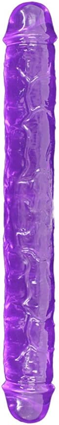 wuashduw Realistic Long Big Toy with Double Heads Plug Flexible Toy for Women Men Couples