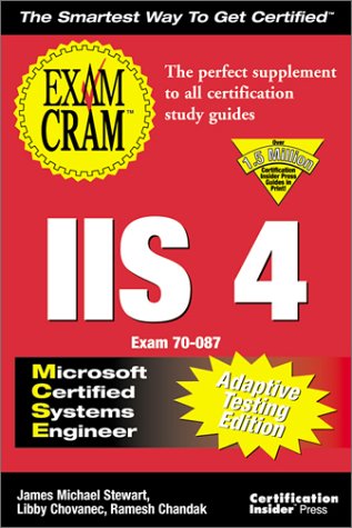 MCSE IIS 4 Exam Cram Adaptive Testing Edition-cover