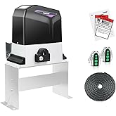 TOPENS CK1200 Automatic Sliding Gate Opener Chain Drive Electric Gate Motor for Heavy Driveway Slide Gate Up to 3400 Pounds,