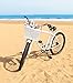 Colorbasket Adult Front Handlebar Rectangle Bike Basket (White)