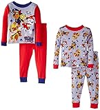Paw Patrol Little Boys' Rescue Coming Four-Piece Pajama Set
