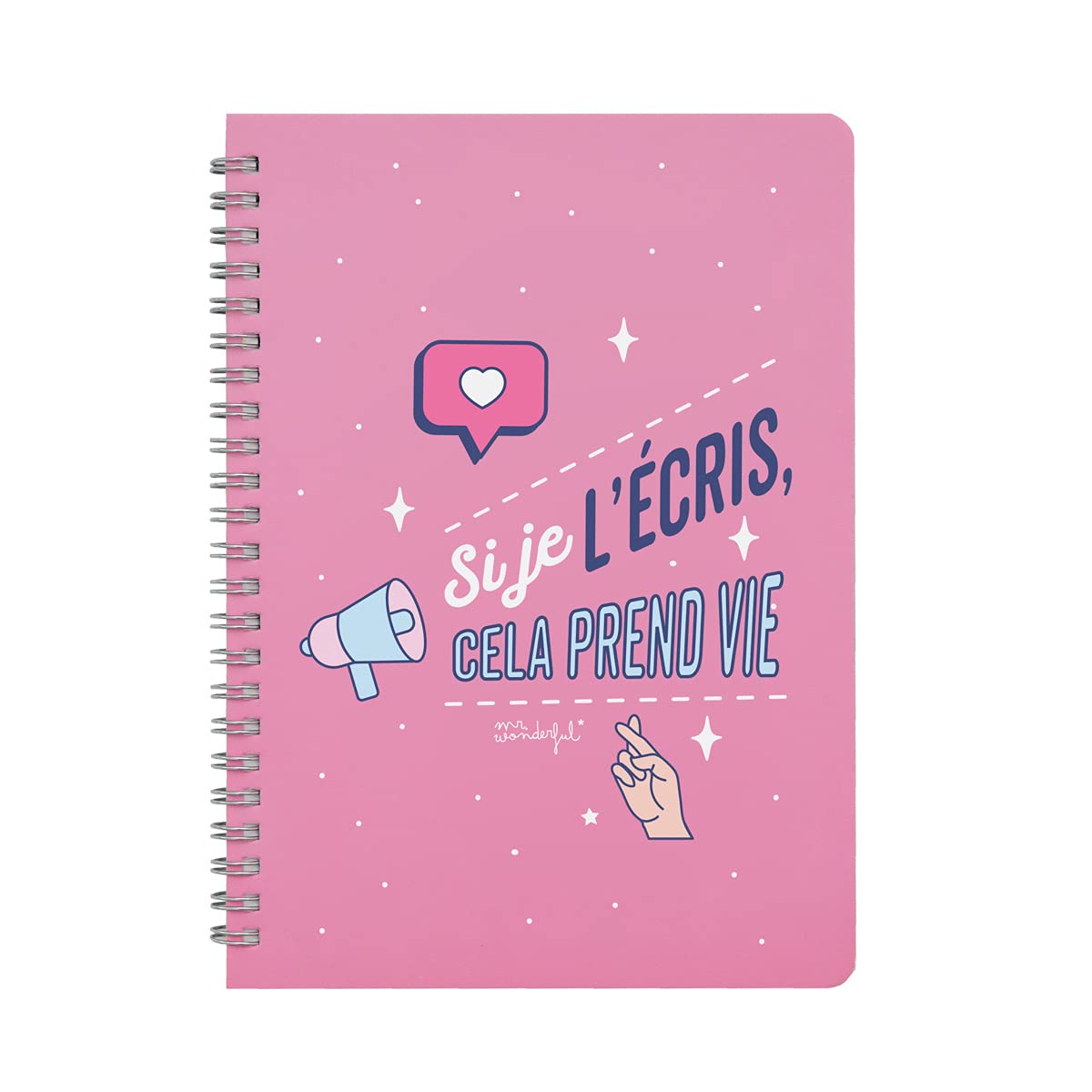 Mr. Wonderful Small Notebook - If I write it it comes to life