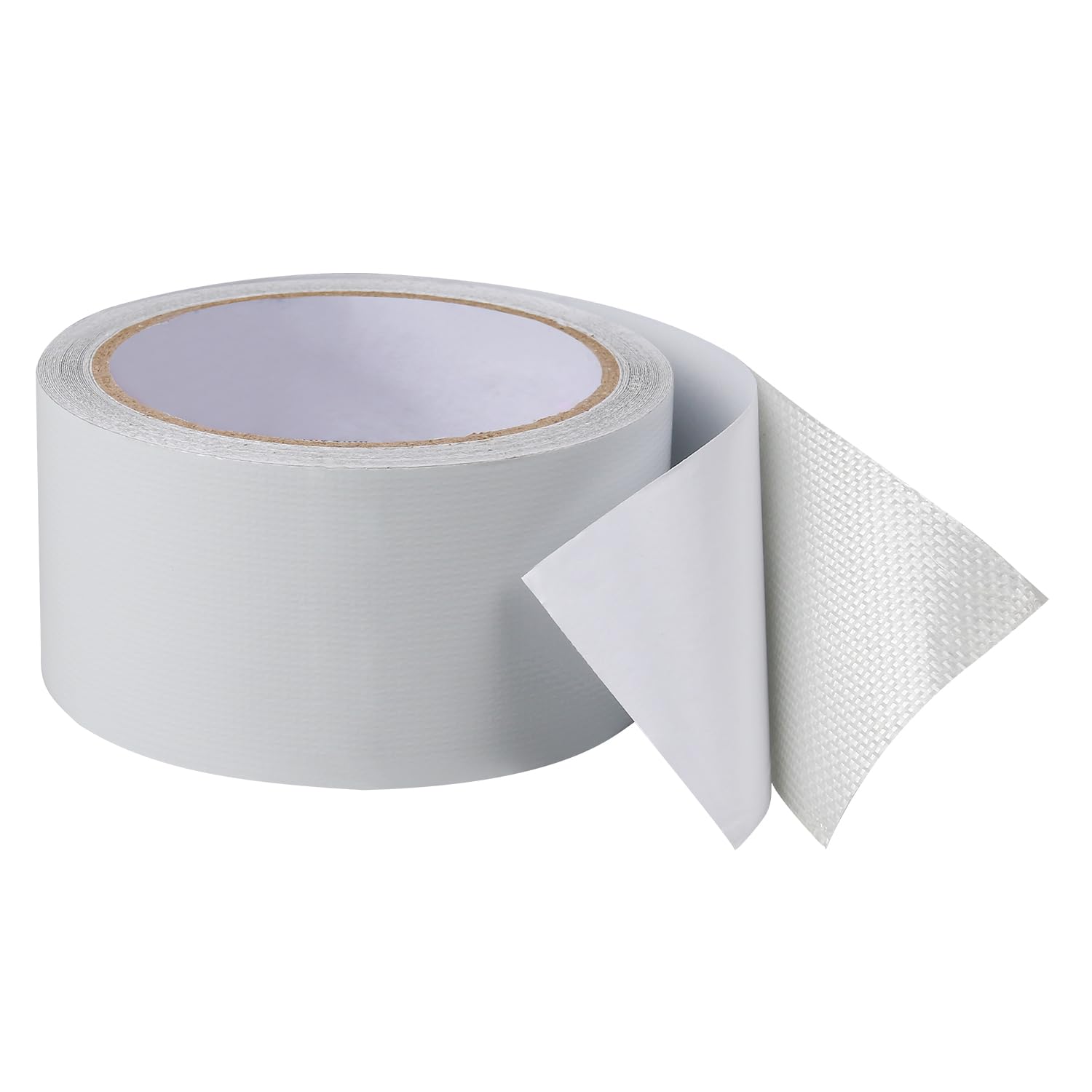 Hosifiy PVC Tarpaulin Tape, 8m x 5cm, White, PVC Coated Parasol, Truck Tarpaulin, Nylon, Tent, Awning Repair