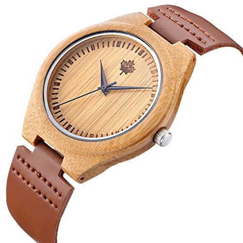 wooden watch clock