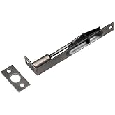 Richelieu | Onward 6-inch Flush Bolt Latch, Oil-Rubbed Bronze | Extra Door Security, For Indoor Use on Single Doors, Double Doors, Cabinets, and Pantries, Screws Included