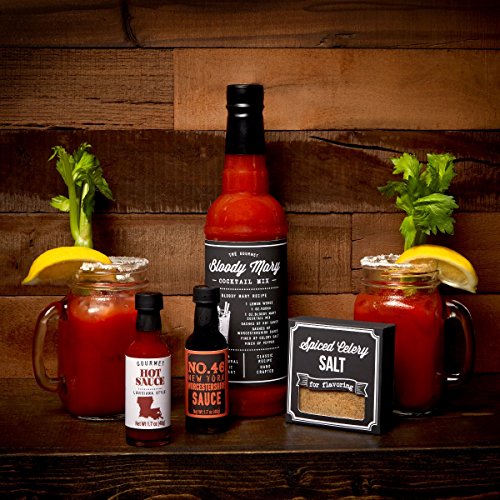Create Your Own Bloody Mary Gift Set Two Mason Jars with Handles