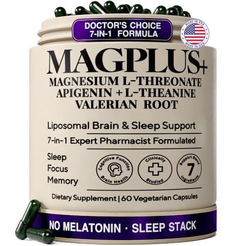 Liposomal Magnesium L-Threonate with Apigenin, L-Theanine, & Valerian Root