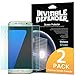 Ringke Screen Protector Compatible with Galaxy S7 Edge Invisible Defender Full Coverage (2-Pack) Edge to Edge Curved Side Coverage Case Compatible Super Thin HD Clearness Film