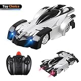 AmyHomie Kids Toy Remote Control Wall Climbing Car for Boys and Girls Toy Intelligent 360 Rotating Stunt RC Head and Rear LED Light
