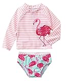 Infant Baby Girls Rashguard Sets Long Sleeve