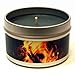 Campfire Smoke Scented - Soy Candle Travel Tins - Highly Scented - Handmade in The USA - Candeo Candle