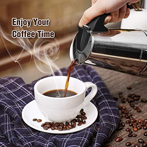 Stovetop Espresso Maker, Moka Pot, Godmorn Italian Coffee Maker 450ml