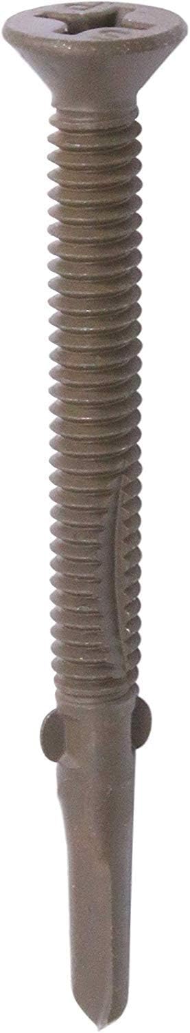 U-Turn #12-24 x 2-1/2 Flat Head Reamer with Wings, WAR Coated (100 Pack)