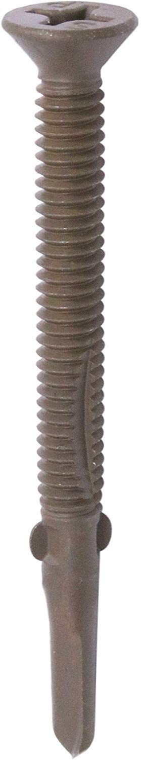 U-Turn #12-24 x 2-1/2 Flat Head Reamer with Wings, WAR Coated (100 Pack)